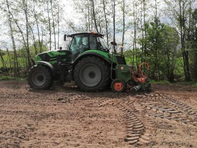 Der Blühstreifen in Holtwick wurde am 10. Mai 2021 erstellt.