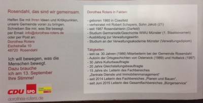 Der neue Flyer, Rückseite: dieses Faltblatt wird in den kommenden Wochen an alle Haushalte und an den Ständen verteilt.